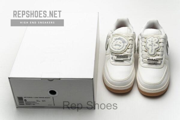 AQ4211-101 Travis Scott x Nike Air Force 1“Sail” - Image 3