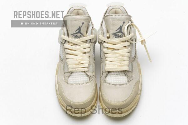CV9388-100 OFF White x Air Jordan 4 Sail - Image 4