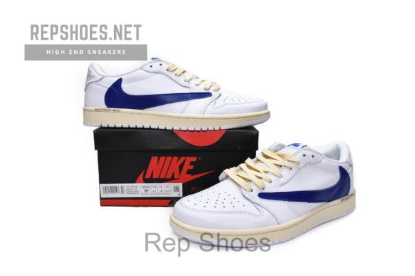 DM6839-186 Travis Scott x Air Jordan 1 Low WhiteBlue - Image 3
