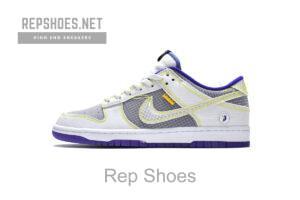 DJ9649-500 Union x Nike Dunk Low Purple Gold