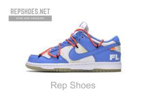 DD0856-403 Off White x Futura x Dunk Low SB UNC