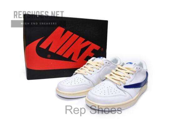 DM6839-186 Travis Scott x Air Jordan 1 Low WhiteBlue - Image 2