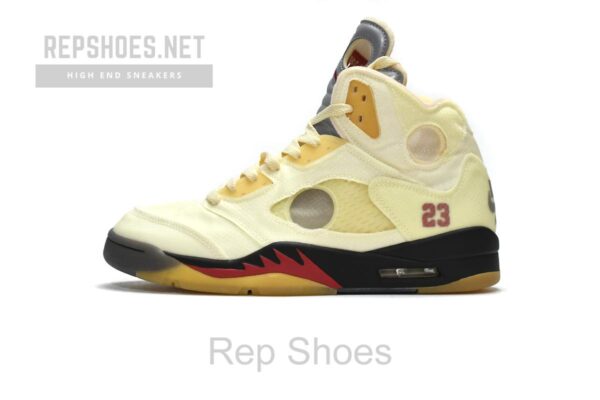 OFF-WHITE X AIR JORDAN 5 RETRO SP 'SAIL'