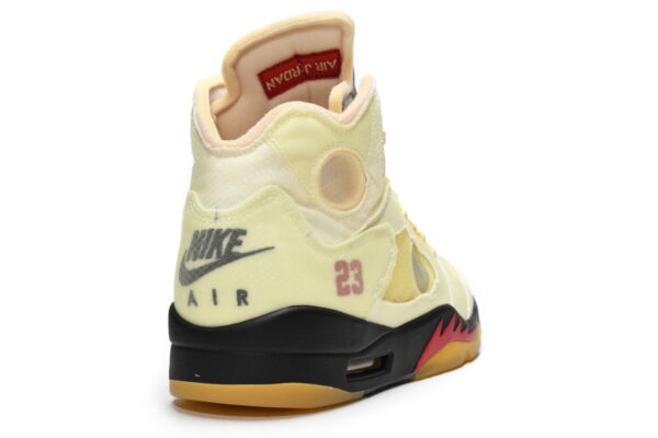 OFF-WHITE X AIR JORDAN 5 RETRO SP 'SAIL' - Image 7