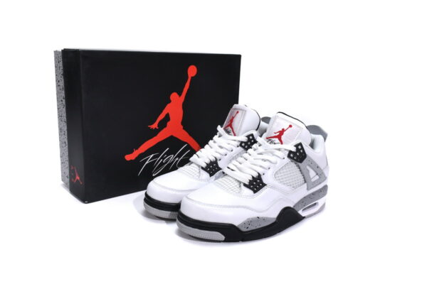 AIR JORDAN 4 RETRO WHITE CEMENT - Image 3