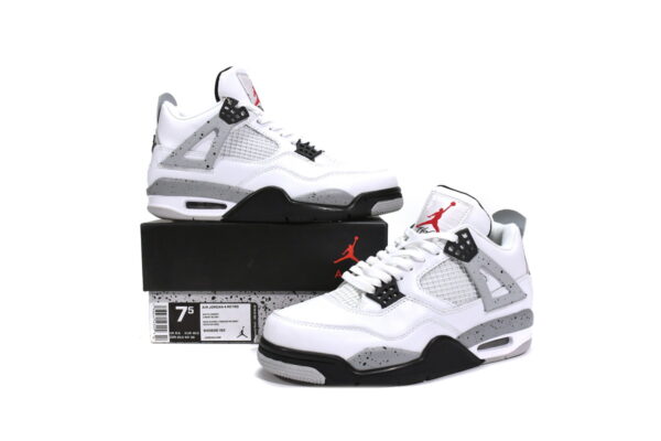 AIR JORDAN 4 RETRO WHITE CEMENT - Image 2